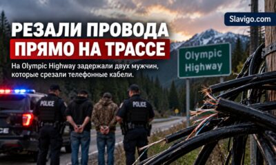 В Grays Harbor County задержали двух мужчин после повреждения телефонной линии на $100 тысяч