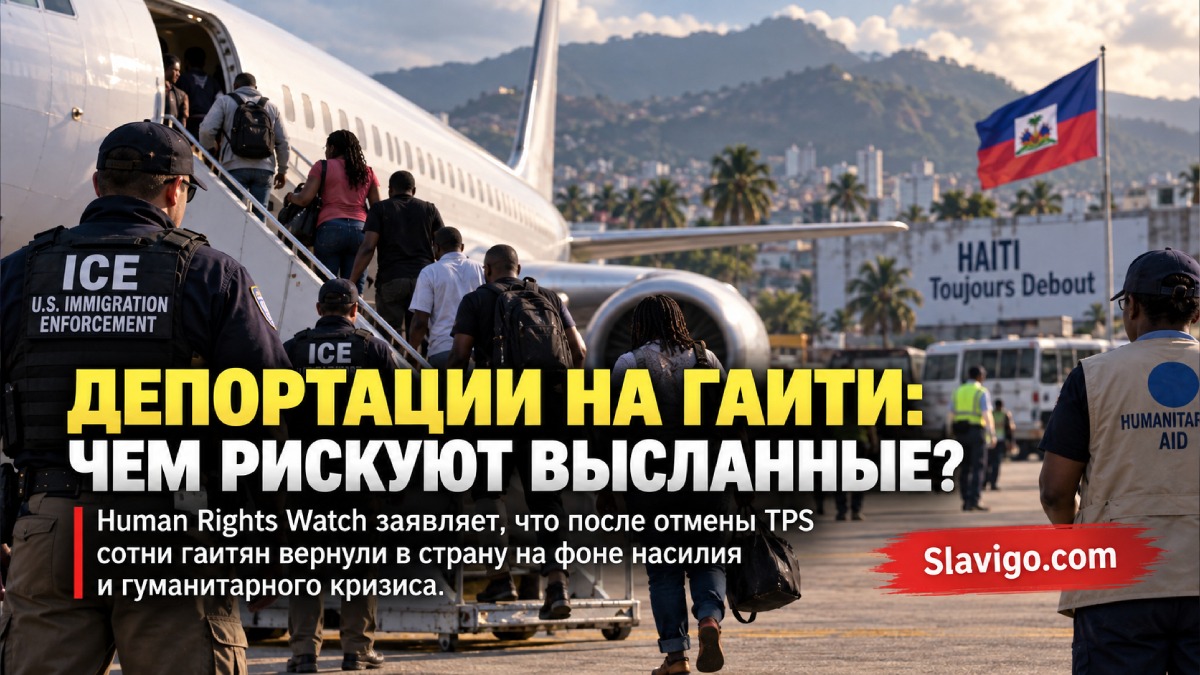 Приём депортированных из США гаитян в Cap-Haïtien