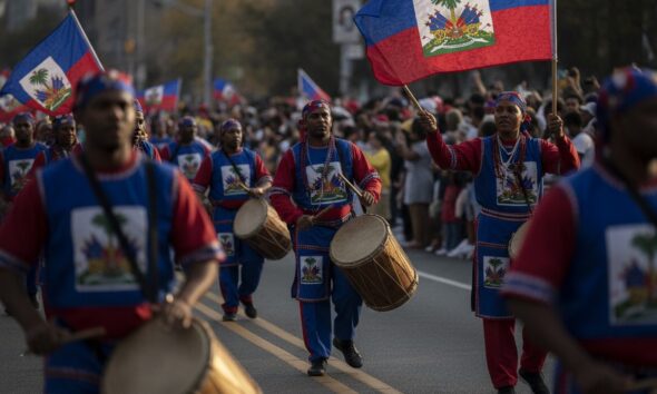 Гаитянская община участвует в West Indian Day Parade в Brooklyn после окончания TPS