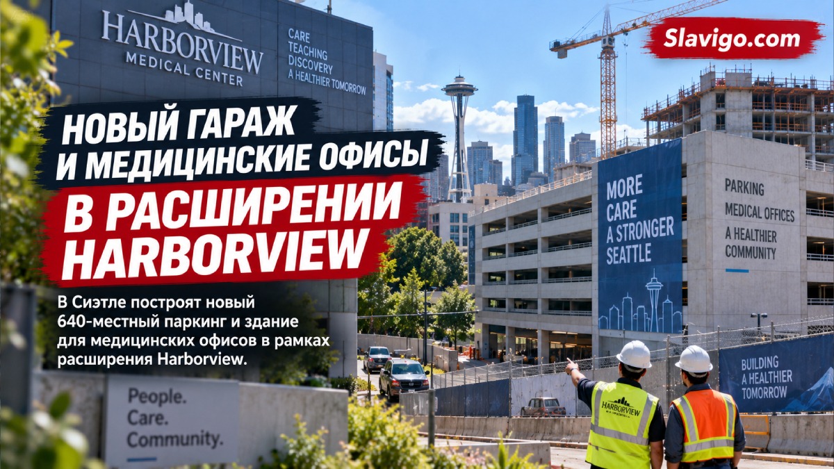 У Harborview планируют новый гараж на 640 мест и возможный медицинский корпус