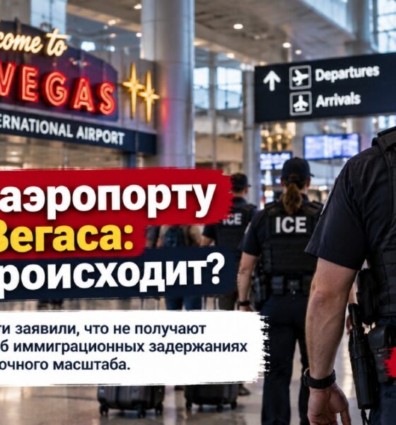 Операции ICE в аэропорту Harry Reid International Airport в Лас-Вегасе