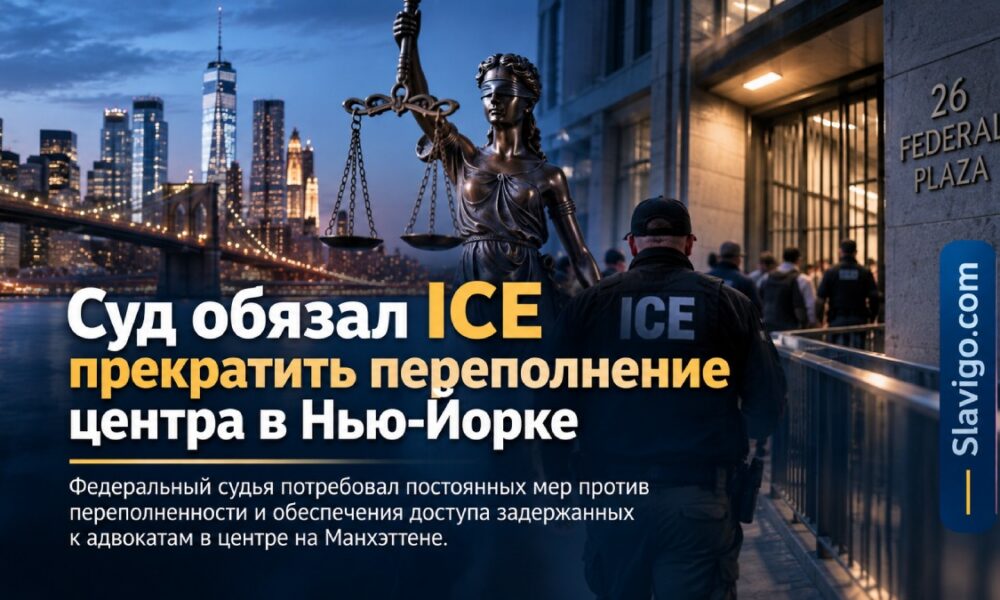 26 Federal Plaza в Нью-Йорке после постоянного судебного приказа об условиях содержания ICE