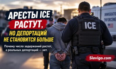 Рост арестов ICE при стабильном числе депортаций
