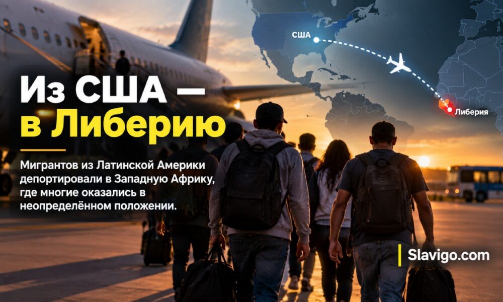Депортированные из США в Либерии после высылки в третью страну