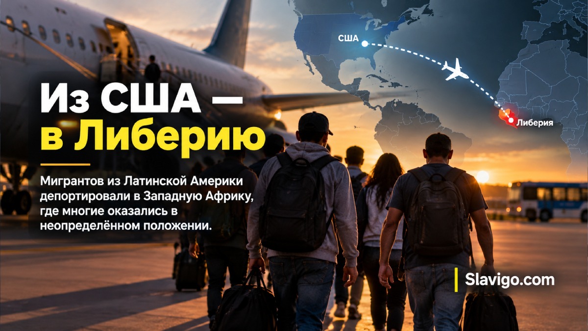 Депортированные из США в Либерии после высылки в третью страну