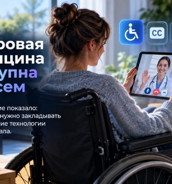 Доступность цифровой медицины для людей с инвалидностью зависит от дизайна и совместной разработки