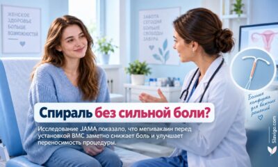 Местный анестетик снизил боль при установке ВМС в рандомизированном исследовании