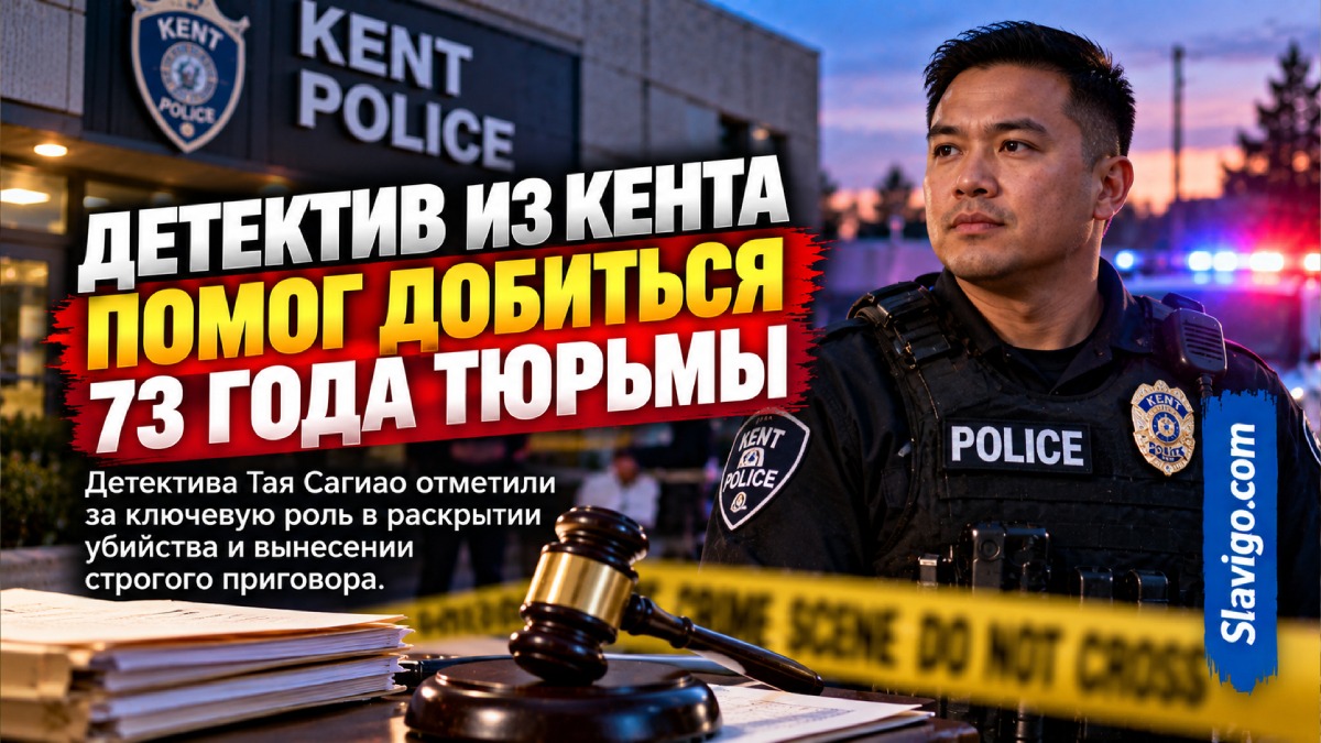 Детектив Kent получил национальную награду за работу по делу, завершившемуся 73-летним сроком