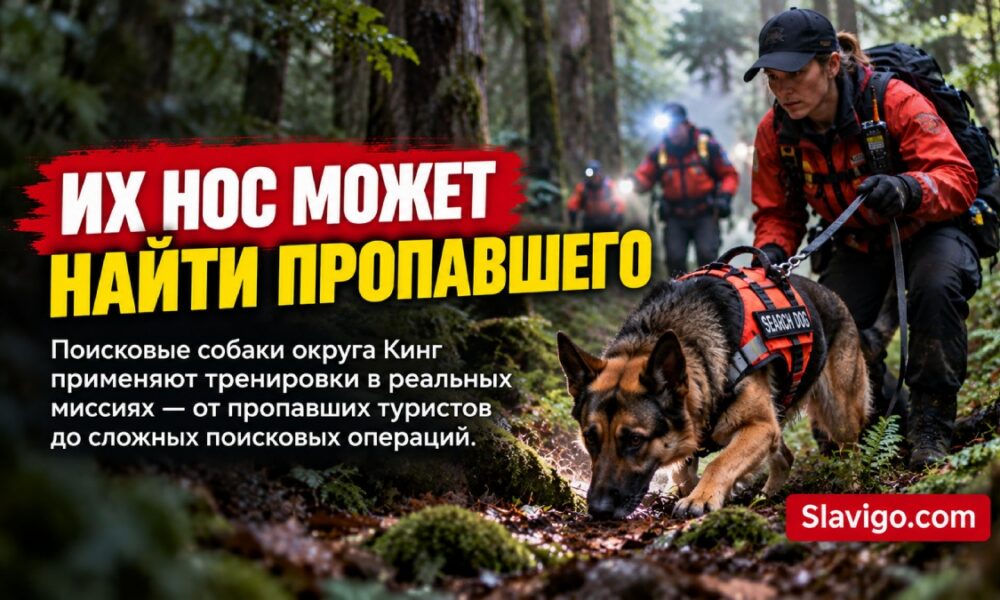 King County Search Dogs показала, как волонтёрские K9-команды ищут пропавших людей