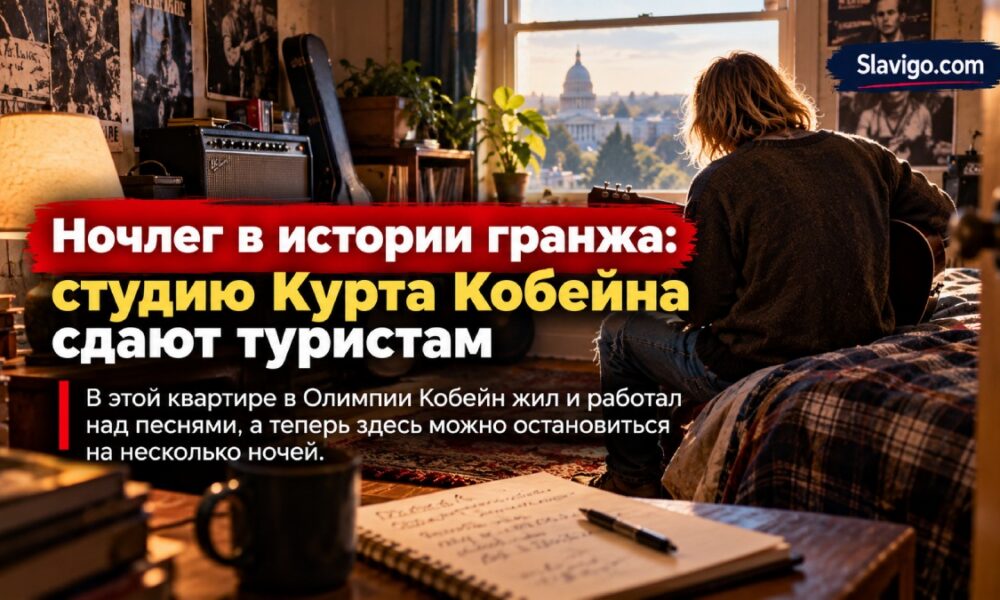 Квартиру в Olympia, где Kurt Cobain писал песни для Nevermind, начали сдавать туристам