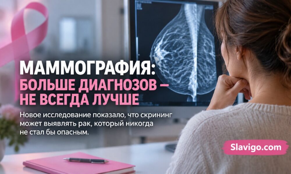 Новый анализ маммографии: данные испытаний согласуются с гипердиагностикой ниже 5%