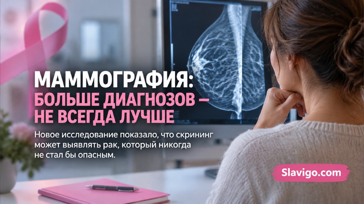Новый анализ маммографии: данные испытаний согласуются с гипердиагностикой ниже 5%
