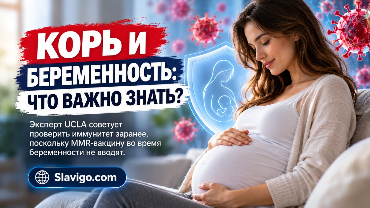 Корь и беременность: UCLA напомнил, почему иммунитет лучше проверить ещё до зачатия