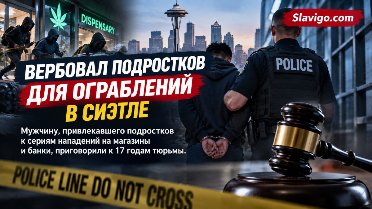 Жителя Seattle приговорили к 17 годам за серию вооружённых ограблений с подростками