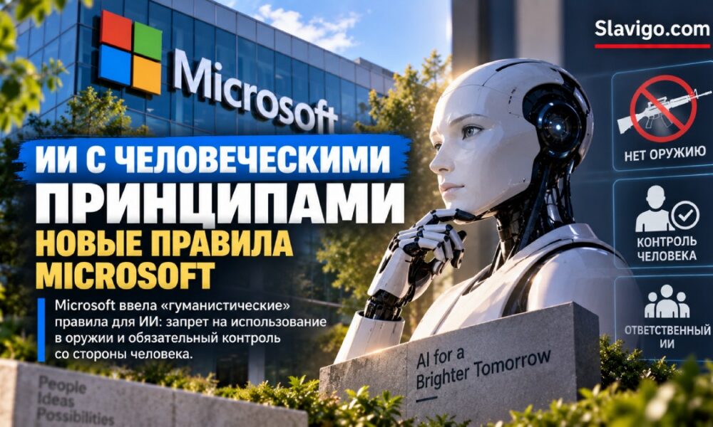 Microsoft представила Humanist AI Code: ИИ должен оставаться под контролем человека