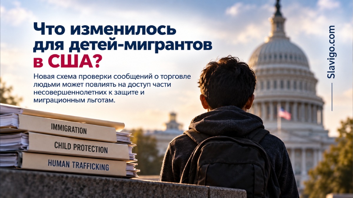 Изменение порядка сообщений о торговле людьми среди детей-мигрантов в США