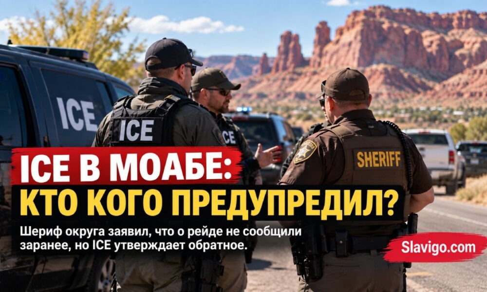 Операция ICE в районе Moab и спор с Grand County Sheriff’s Office об уведомлении