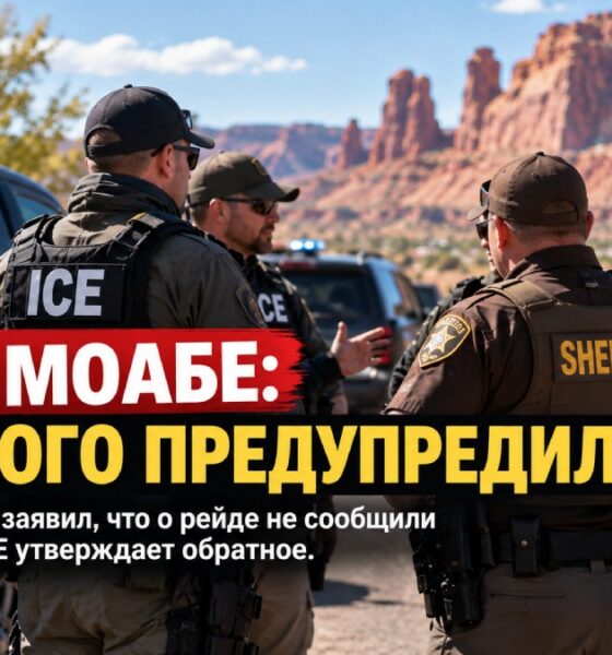Операция ICE в районе Moab и спор с Grand County Sheriff’s Office об уведомлении