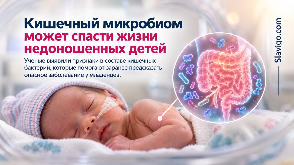 Микробиом помог предсказать некротизирующий энтероколит у недоношенных за восемь дней