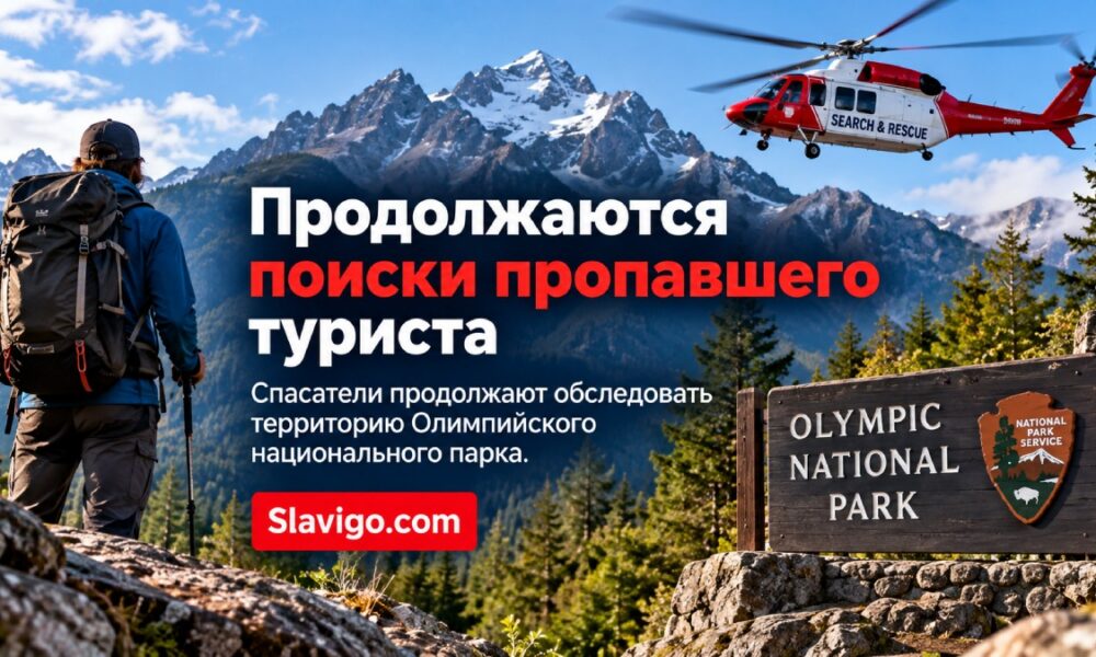 В Olympic National Park продолжаются поиски 26-летнего туриста Neil Gehring