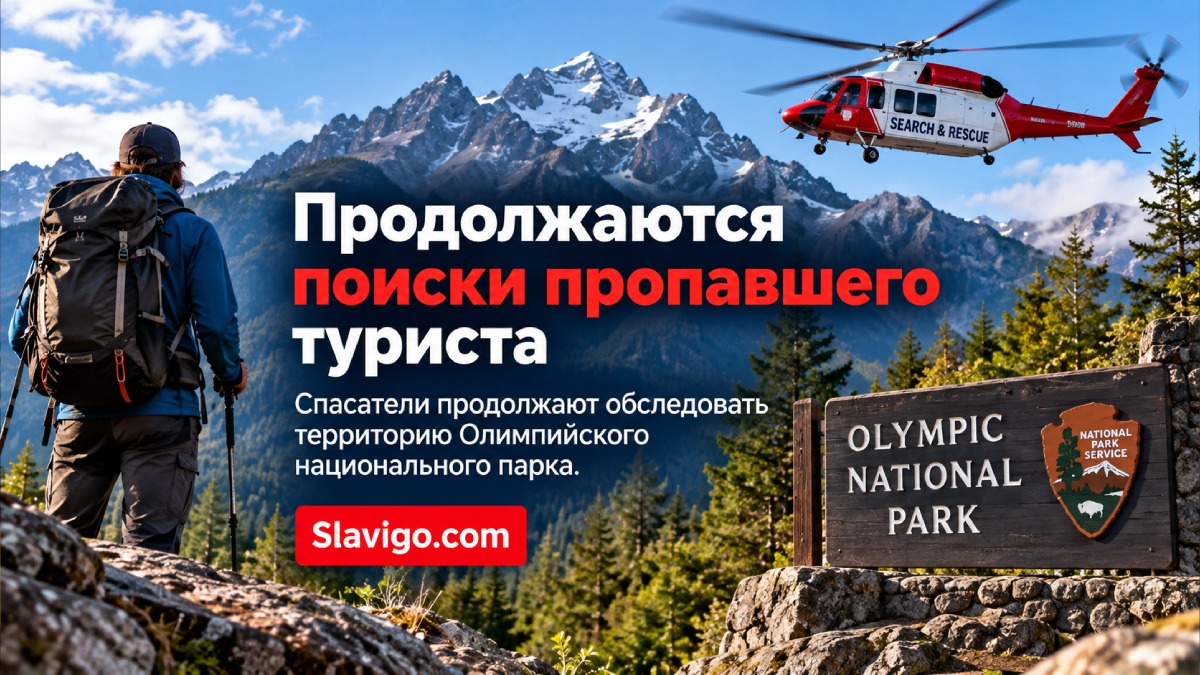 В Olympic National Park продолжаются поиски 26-летнего туриста Neil Gehring