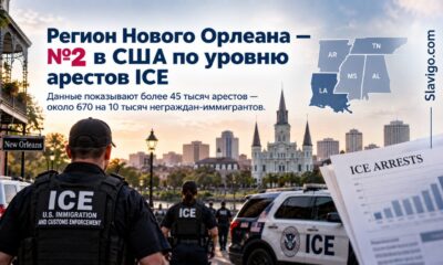 Высокий уровень иммиграционных арестов в зоне ответственности ICE New Orleans