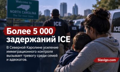 Рост числа задержаний ICE в Северной Каролине в 2026 году