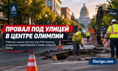 В центре Olympia открыли Fifth Avenue после ремонта провала в дороге