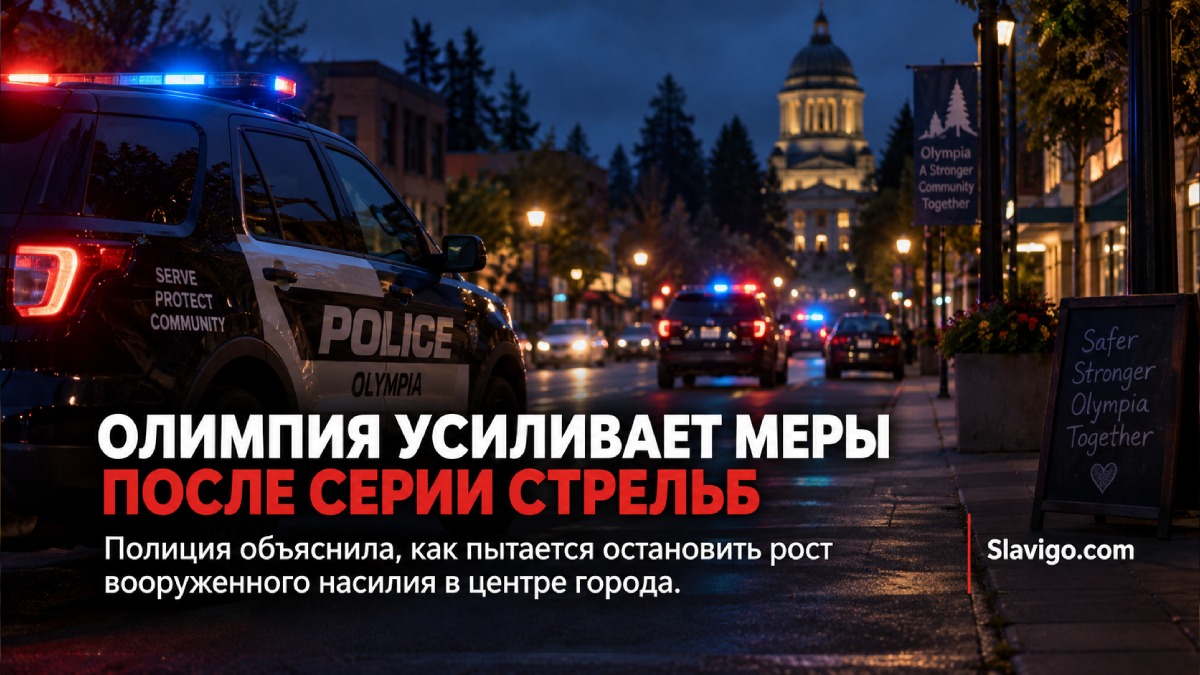 Полиция Olympia усиливает работу против вооружённого насилия после четырёх убийств в 2026 году