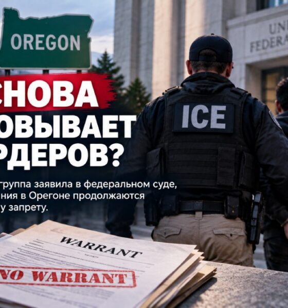 Судебный спор о соблюдении запрета на определённые безордерные аресты ICE в Oregon