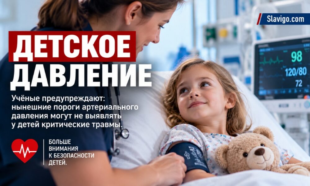 У детей после тяжёлой травмы опасное падение давления может начинаться раньше, чем считалось
