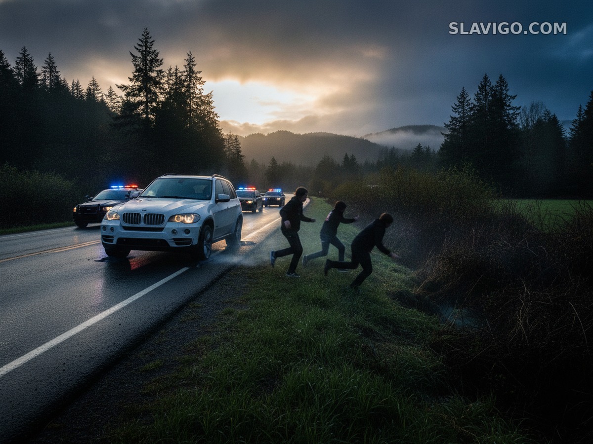 Троих подростков задержали после угона BMW и погони со скоростью свыше 100 миль в час