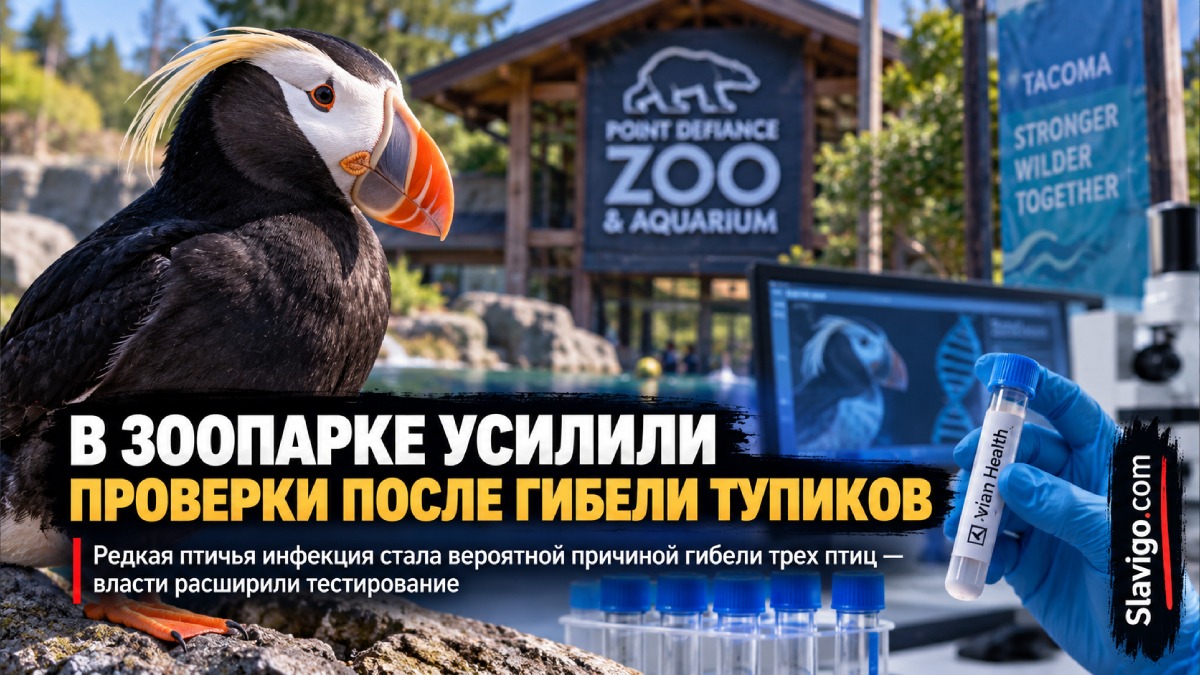 В Point Defiance Zoo подтвердили редкую бактерию после гибели трёх тупиков