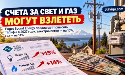Puget Sound Energy предлагает повысить тарифы на электричество на 15% и газ на 14% в 2027 году