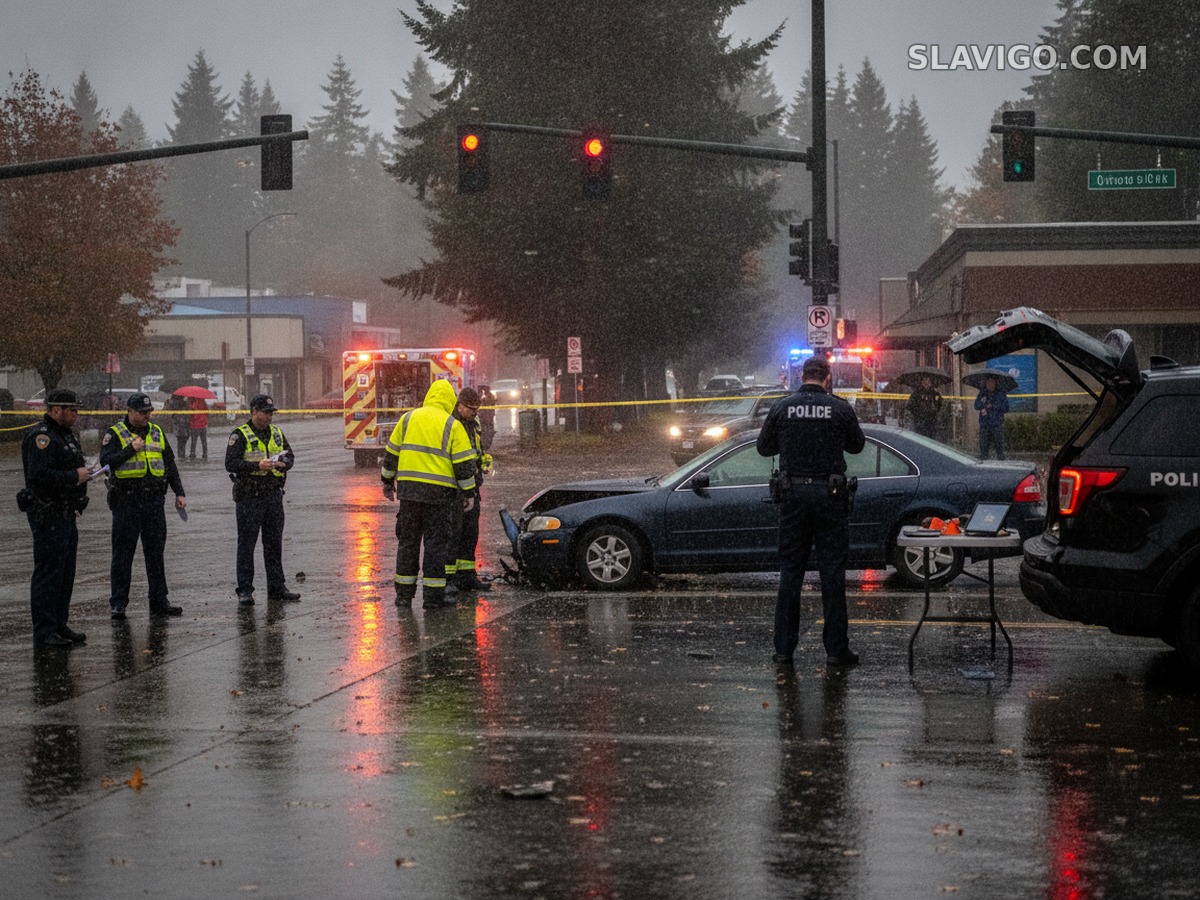 В Puyallup водителя задержали после наезда на пешехода