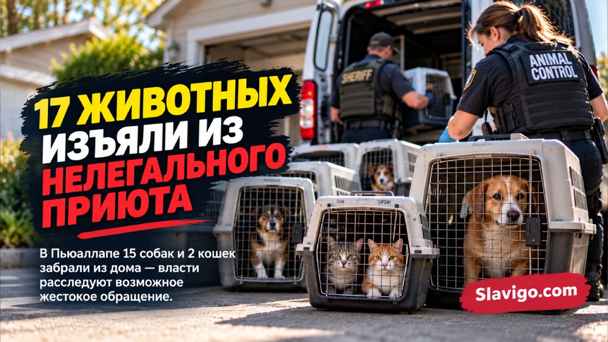 В Puyallup из нелицензированного rescue изъяли 15 собак и двух кошек