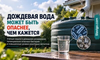 В дождевой воде из домашних баков нашли ДНК опасных бактерий и повышенные уровни металлов