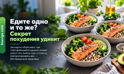 Повторяющиеся блюда могут упростить похудение — но однообразный рацион несёт риски