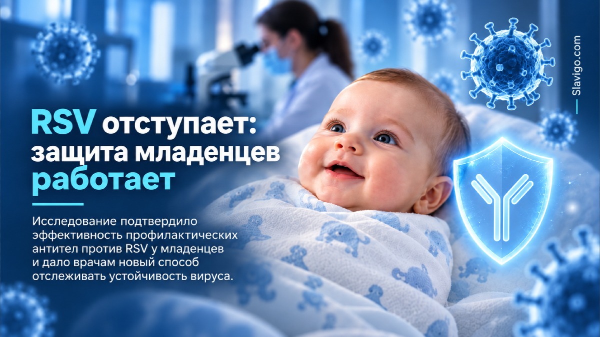 Устойчивость RSV к профилактическим антителам пока редка: анализ охватил более 60 тысяч геномов