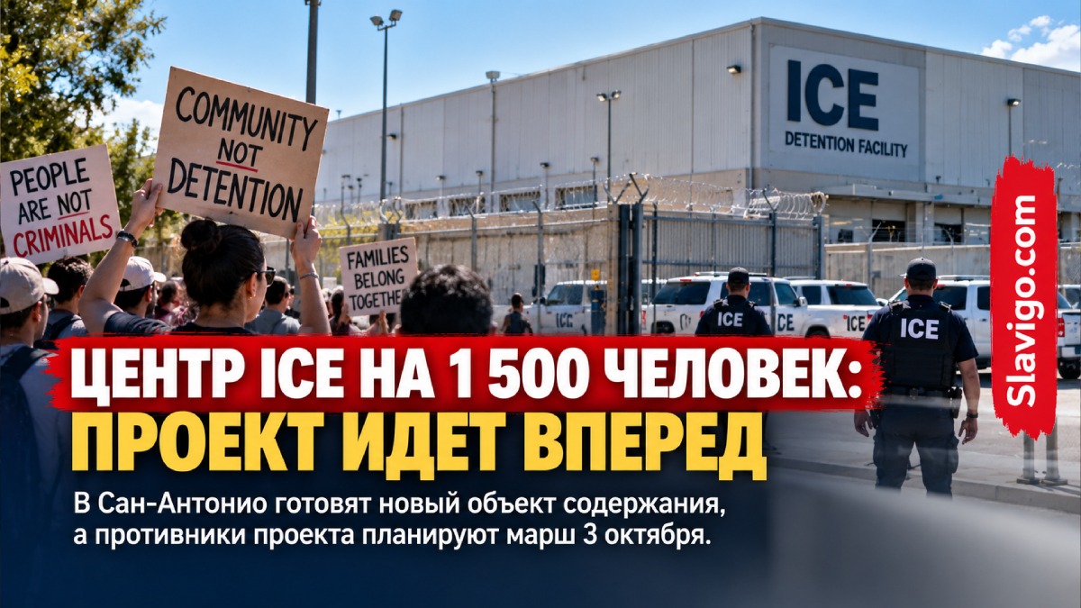 Переоборудование склада в Сан-Антонио под центр ICE