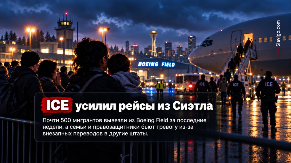 Рост числа рейсов ICE из Boeing Field в Seattle