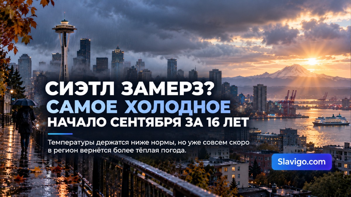 Seattle переживает самое прохладное начало сентября за 16 лет
