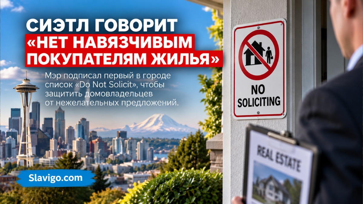 Seattle создаёт городской список «Do Not Solicit» против навязчивых предложений о покупке домов