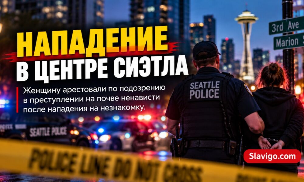 В Seattle женщину арестовали по делу о предполагаемом hate crime после нападения на незнакомку