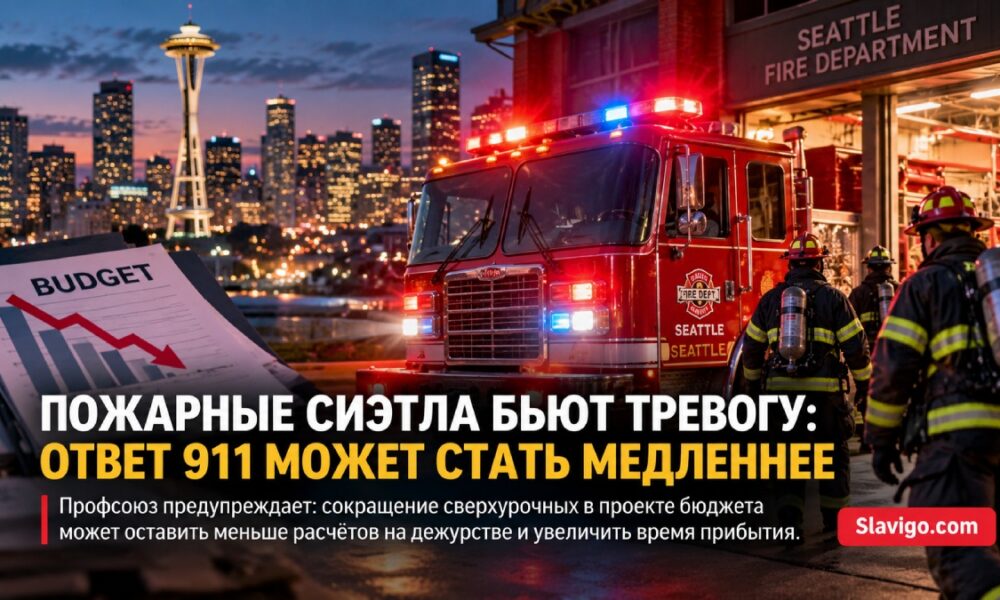 Профсоюз пожарных Seattle предупреждает о более долгом ожидании 911 из-за сокращения overtime