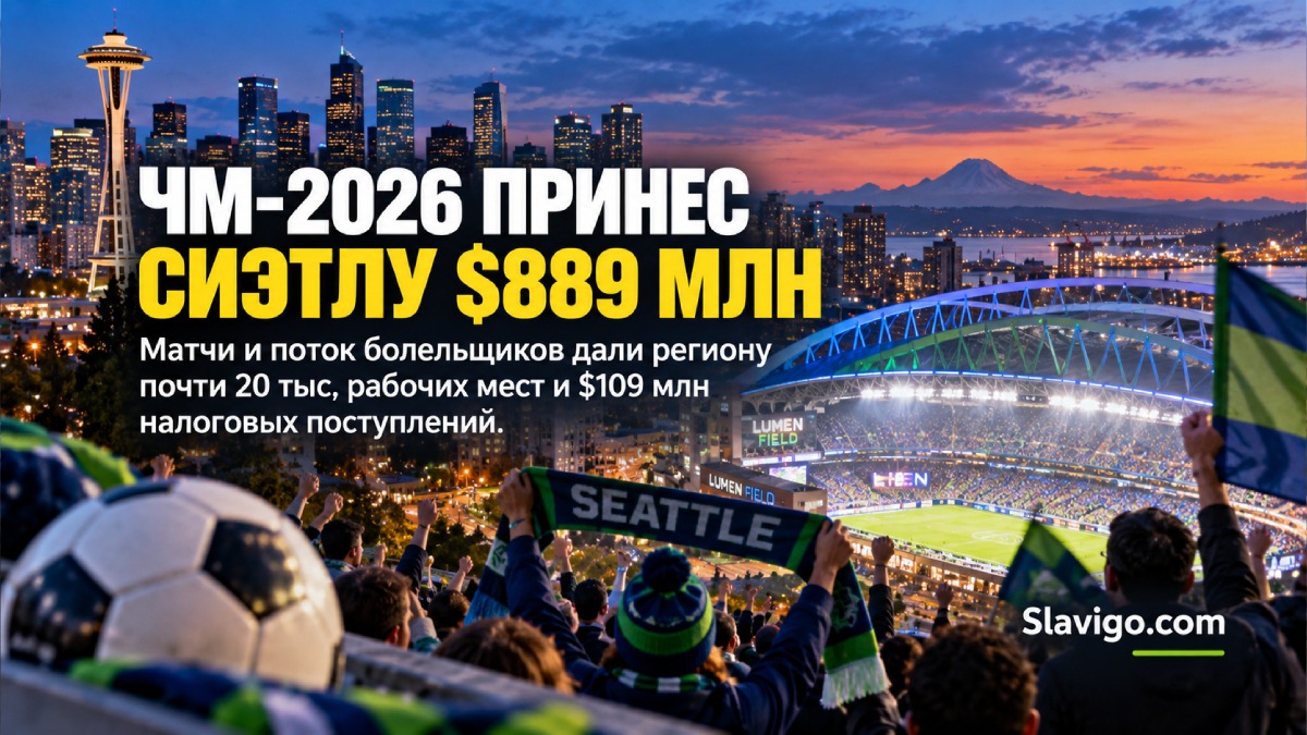 ЧМ-2026 принёс Seattle и King County $889 млн экономического эффекта