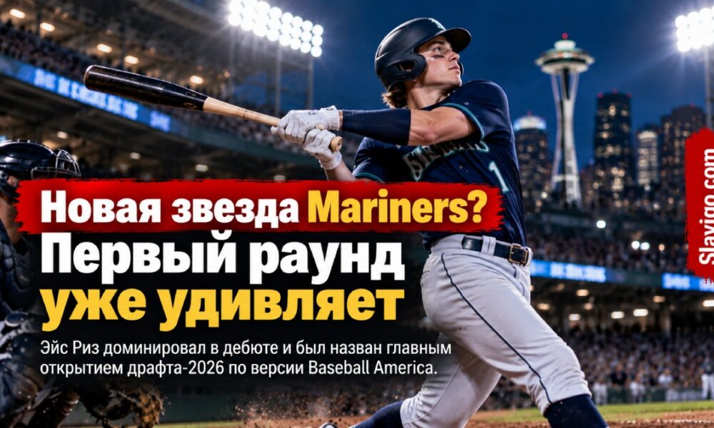 Первый выбор Mariners Ace Reese признан одним из самых ярких дебютантов драфта 2026 года