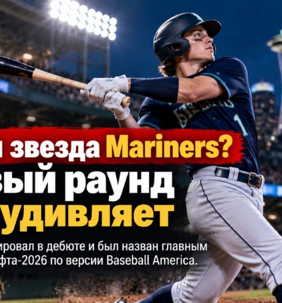 Первый выбор Mariners Ace Reese признан одним из самых ярких дебютантов драфта 2026 года