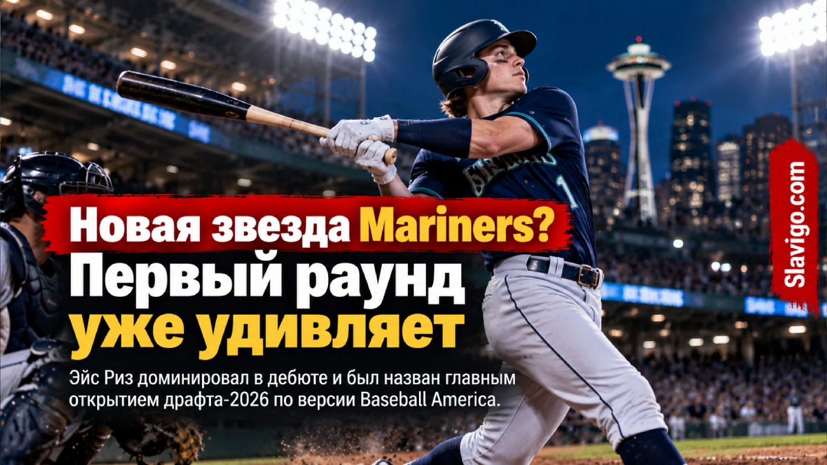 Первый выбор Mariners Ace Reese признан одним из самых ярких дебютантов драфта 2026 года