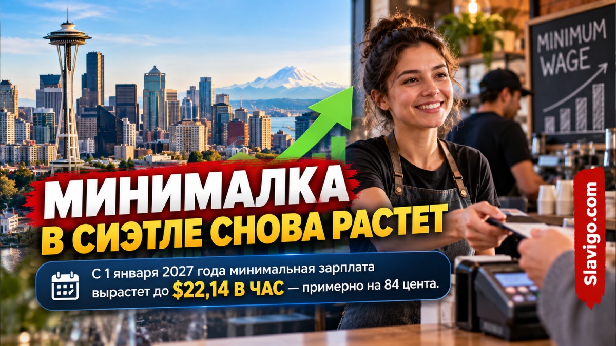 Минимальная зарплата в Seattle вырастет до $22,14 в час с 2027 года